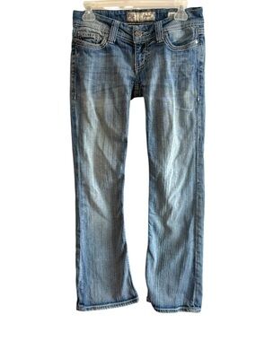 BKE Stella Bootcut Size 27 Short Medium Wash Jeans Western Denim Cowgirl Barn